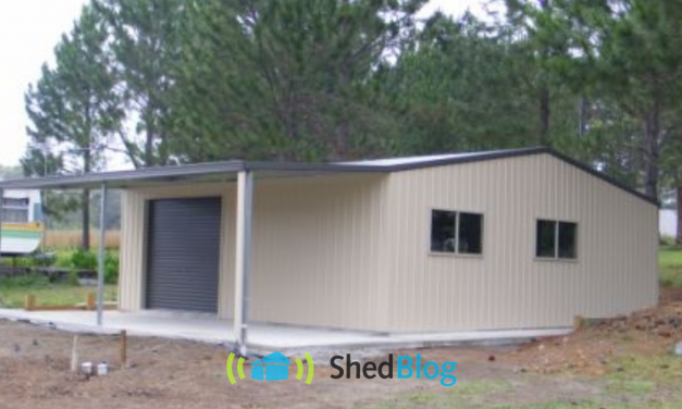 Steel Sheds and living in Temporary Dwellings