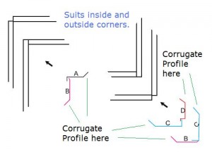 corrugate custom orb ember bushfire seal colorbond steel diagram