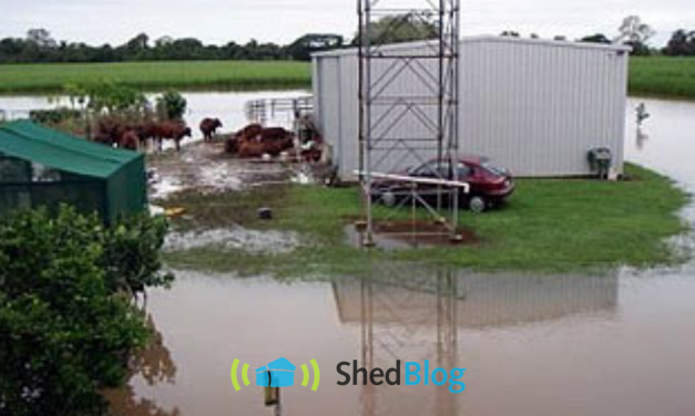 Building Sheds on Flood Prone Land