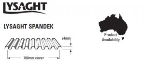buy spandek wall & roof sheeting cladding lysaght bluescope steel