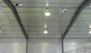 retrofit insulation inside steel shed warehouse