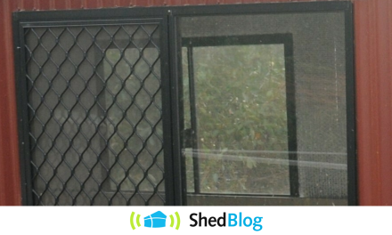 Wide Span Shed – Need Windows? Get your Windows Delivered to you
