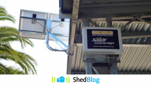 SOLAR POWERED SHED LIGHT SOLUTION