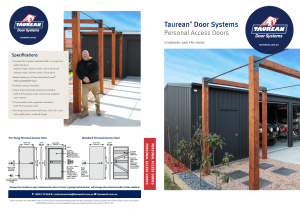 shedblog Taurean Door Systems Installation