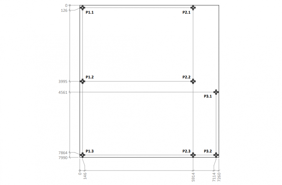 7990 x 7260 x 2500 Mezzanine Floor with Stairs, Handrails and Stairwell ...