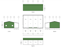 9m x 18m x 3.8m Large 4 Bay Building With 18m x 4m Lean-To-Shed