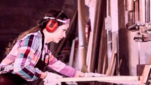 Woman Carpentry Apprentice