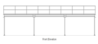 18000 x 15000 x 2500 Mezzanine Floor With Railing