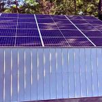 Solar Panels Steel Shed