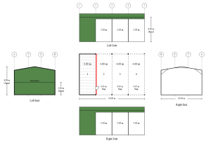 10m x 16m x 6m Horse Stable Shed with Mezzanine Floor, Roof Upgrade for Solar Panels, Vermin Flashing, and Insulation