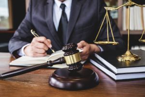 Legal law, advice and justice concept, Judge gavel with Justice