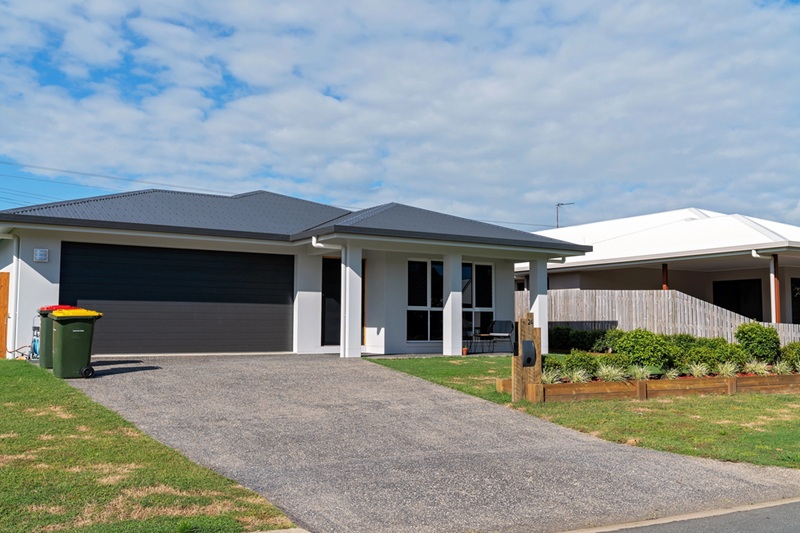 A suburban home in australia A suburban home in australia
