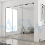 sliding glass door for wardrobe