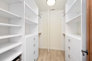 storage room with cabinets