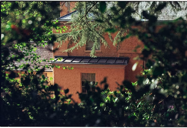 house shot from the backyard