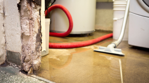 Water damaged basement