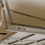 man checking his garage door