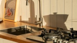 Detailed Kitchen in Golden Hour