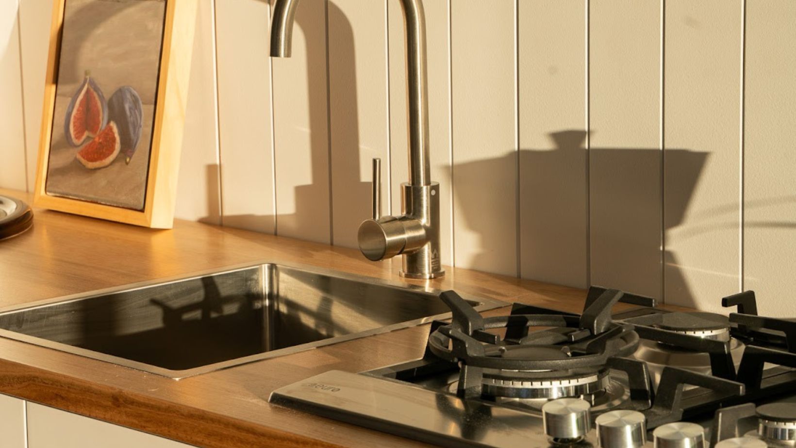 Detailed Kitchen in Golden Hour