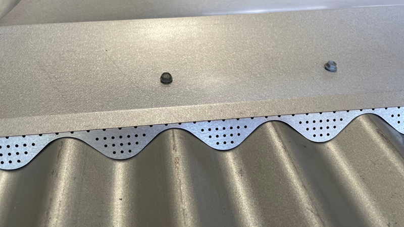 Ridge Vent - Perforated Ventilation
