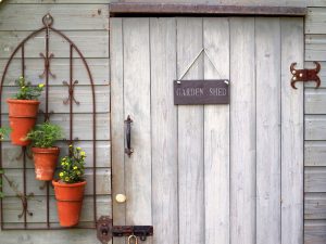 Shed Garden Nature Door