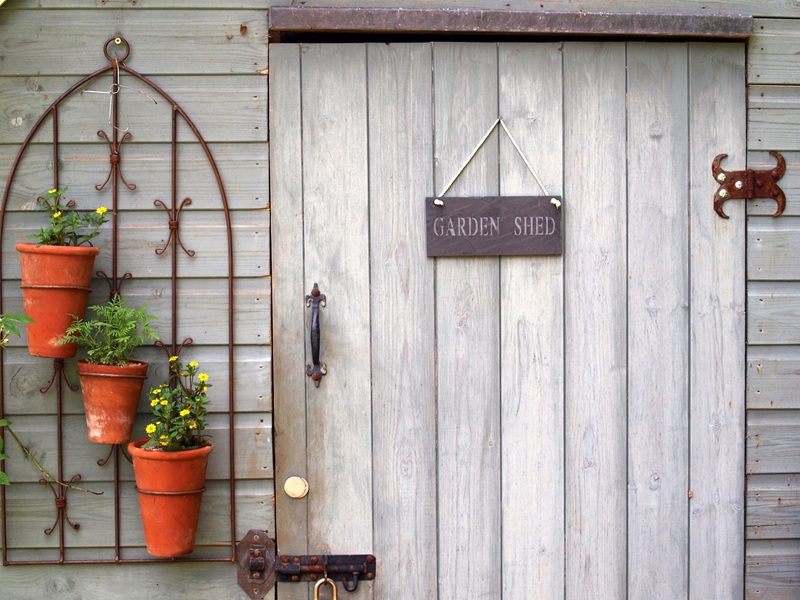 Shed Garden Nature Door