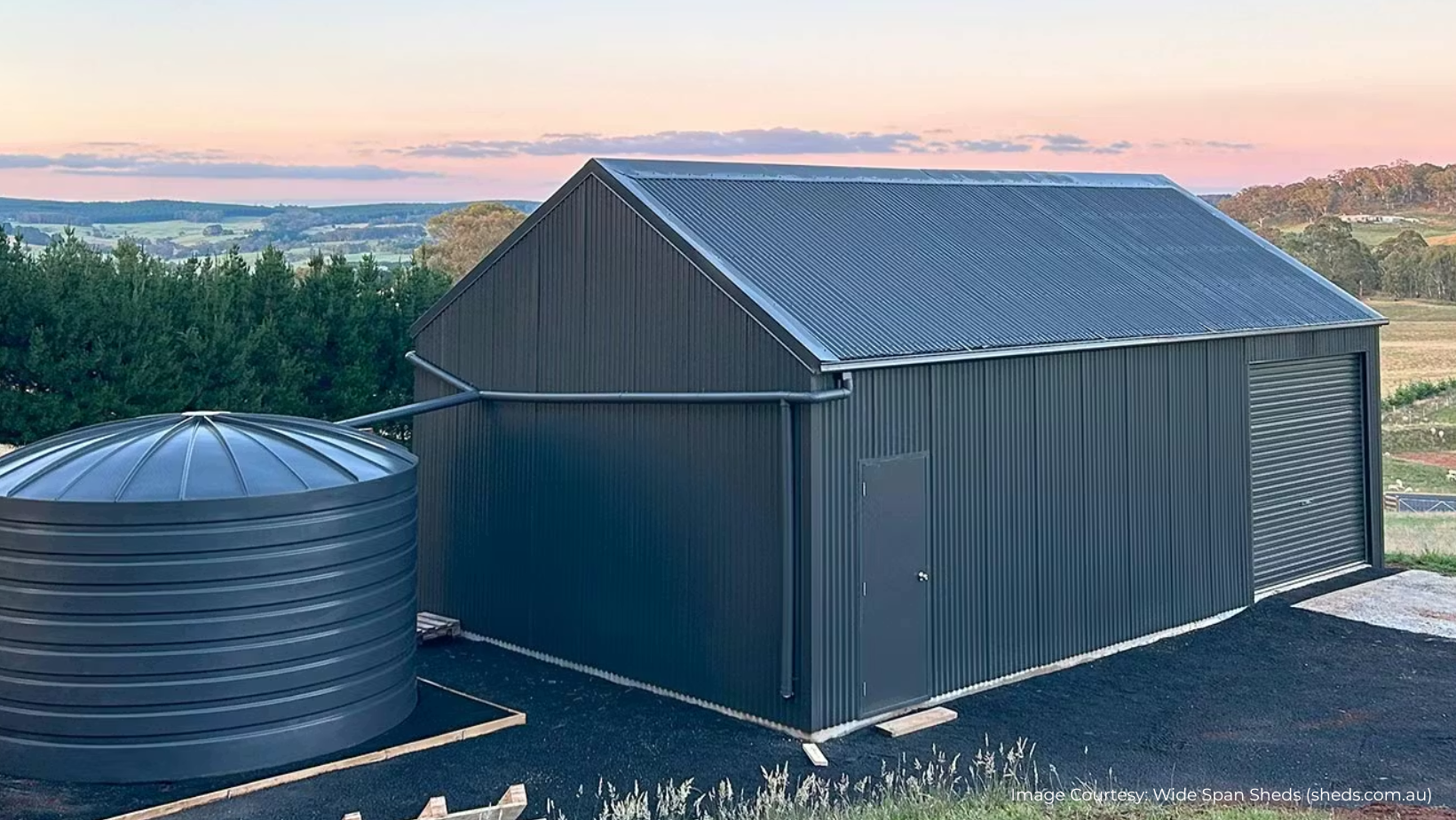 steel shed from wide span sheds