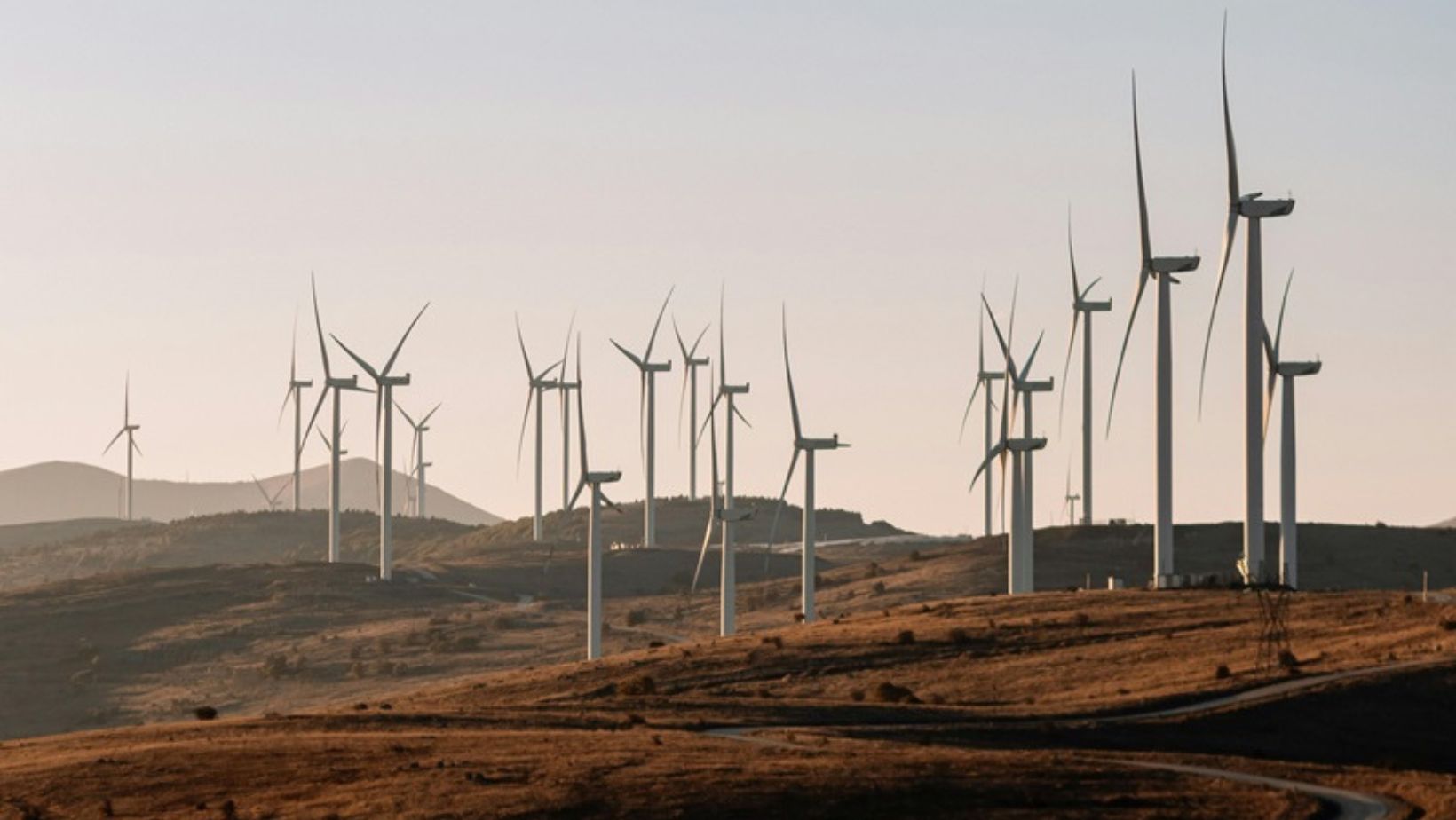 Landscape with Wind Turbines