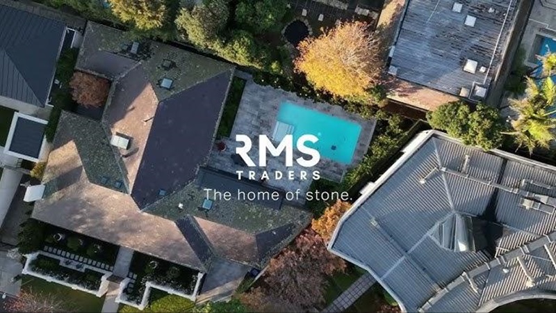 an aerial, top-down photograph of a residential property