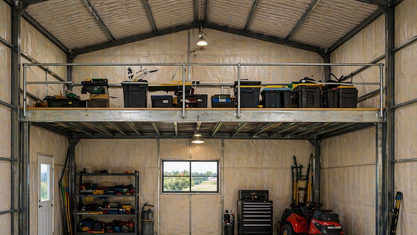mezzanine floor installed