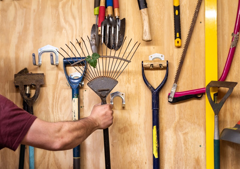 Hanging Garden Hand Tools and Rake