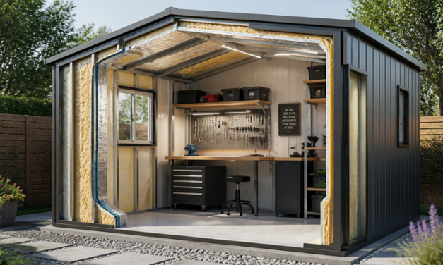 How to Insulate a Metal Shed