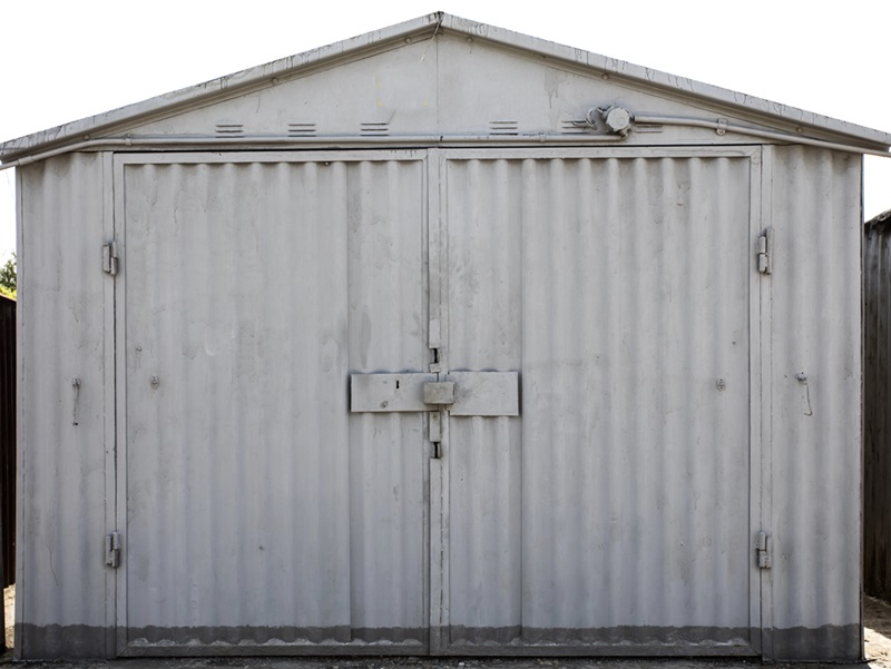 Metal Shed Door with Lock
