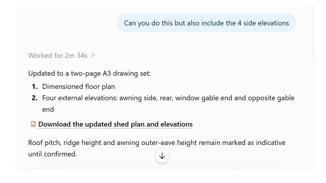revising and updating sketch plan chatgpt prompt