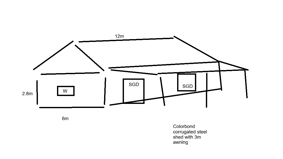 steel shed sketch steel shed sketch