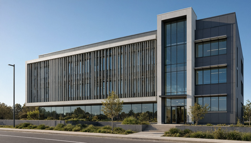 Modern Multi-Story Commercial Office Building