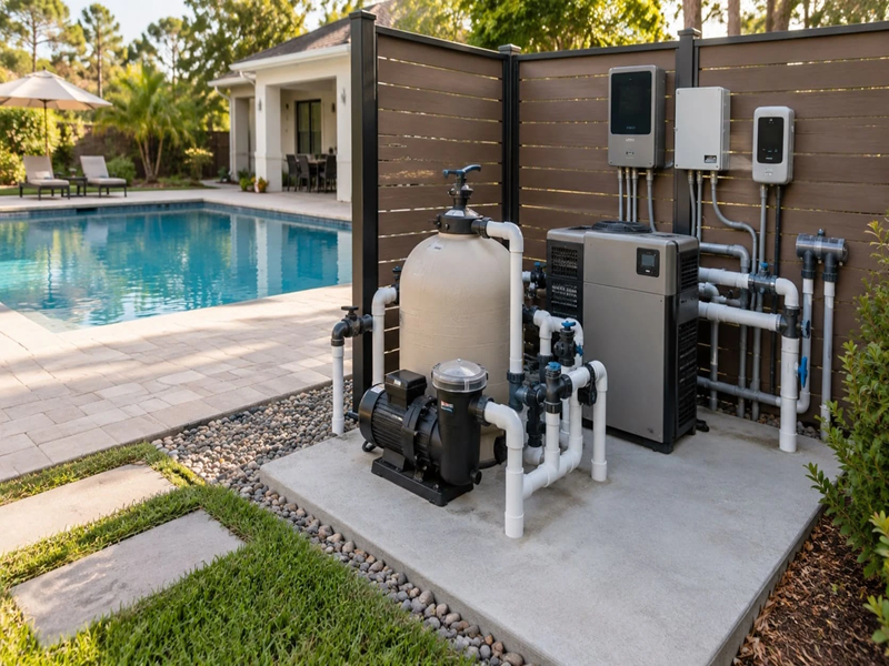 Professional Pool Plumbing and Automation Installation Professional Pool Plumbing and Automation Installation