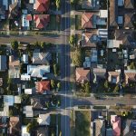 top-view photography of houses at daytime