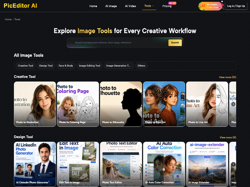Explore Creative AI Image Editing and Design Tools