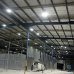 led high bay lights warehouse after upgrade wide